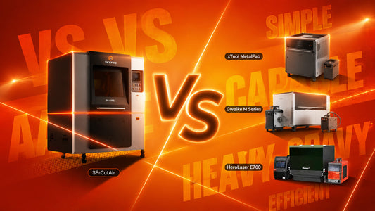 CutAir vs xTool MetalFab vs Gweike M Series vs HeroLaser E700: A Practical Comparison for Small Workshops